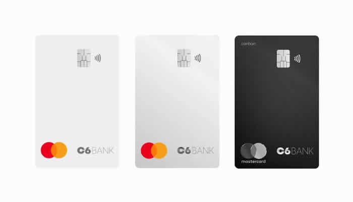 Conheça os Cartões de Crédito C6 Bank c6