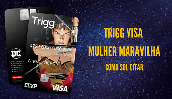 Como solicitar cartão de crédito Trigg Visa Mulher Maravilha cartao-trigg-mulher-maravilha